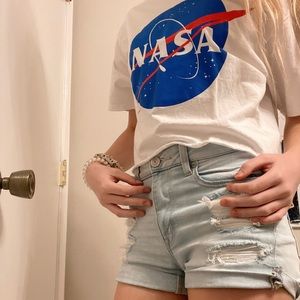 Nasa cropped t-shirt from Aeropostale.